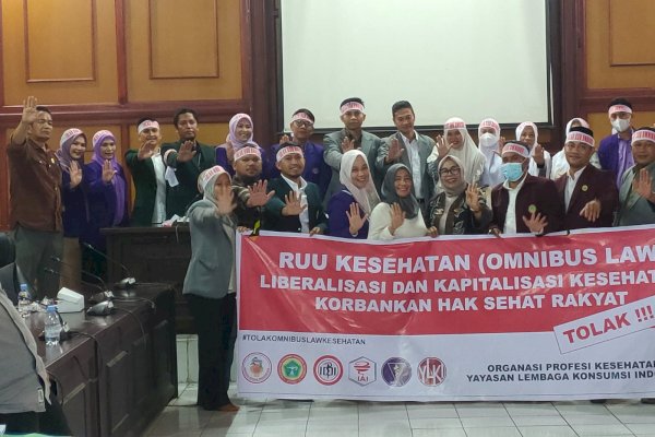 Terima Aspirasi Sejumlah Organisasi Profesi Kesehatan, DPRD Palopo Sepakat Tolak RUU Kesehatan Omnibus Law