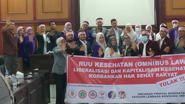 Terima Aspirasi Sejumlah Organisasi Profesi Kesehatan, DPRD Palopo Sepakat Tolak RUU Kesehatan Omnibus Law