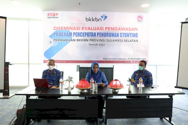 BKKBN Sulsel Bersama BPKP Gelar Desiminasi Evaluasi Program Penurunan Stunting