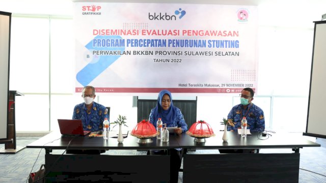 BKKBN Sulsel Bersama BPKP Gelar Desiminasi Evaluasi Program Penurunan Stunting