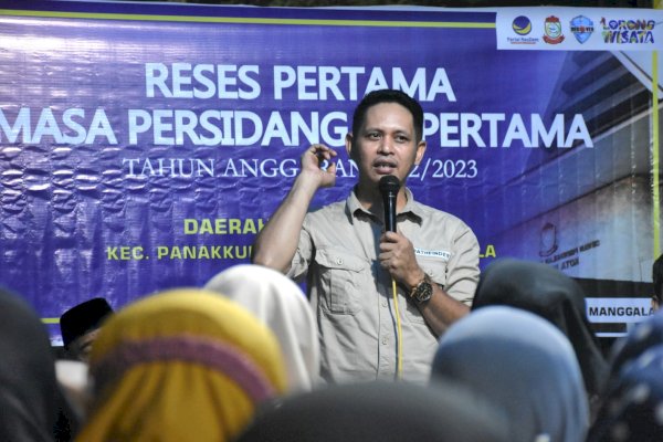 Legislator NasDem Supratman Serap Aspirasi Warga Antang Soal Perbaikan Drainase-Jalan