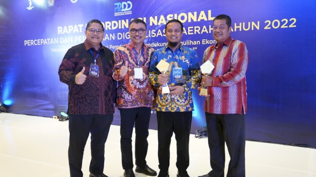 P2DD Provinsi Sulsel Raih Penghargaan Provinsi Terbaik di KTI