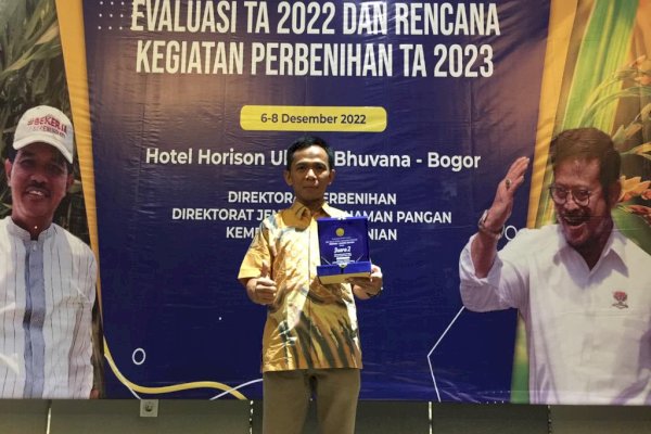 Program Mandiri Benih Antar UPT Balai Benih Sulsel Terbaik Kedua Nasional