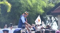 Disambut Ribuan Kader NasDem dan Relawan Saat Tiba di Makassar, Anies Baswedan: Semangat Perubahan, Ewako!