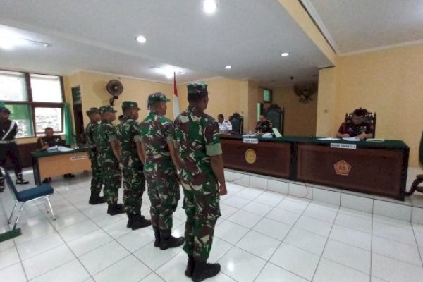 5 Prajurit TNI Tersangka Kasus Mutilasi Warga Mimika Jalani Sidang di Mahkamah Militer Jayapura