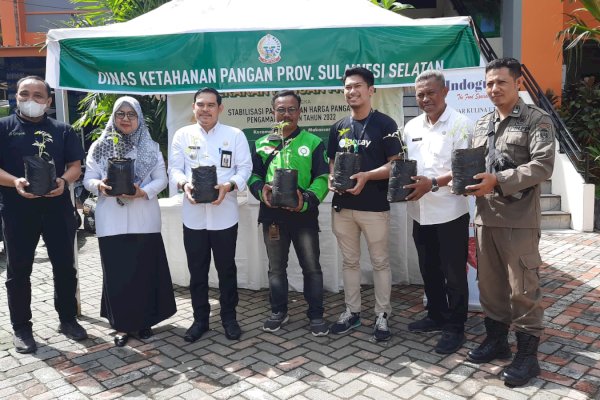 Camat Ari Fadli Terima Bibit Cabe, Tomat hingga Terong dari Gojek