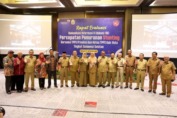 Evaluasi Percepatan Penurunan Stunting, BKKBN Sulsel Hadirkan Wabup dan Wali Kota se-Sulsel