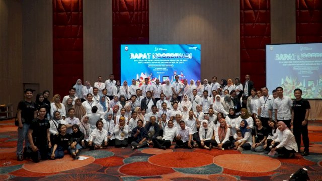 Rapat Kerja dan Monev Dinas Pariwisata Makassar.