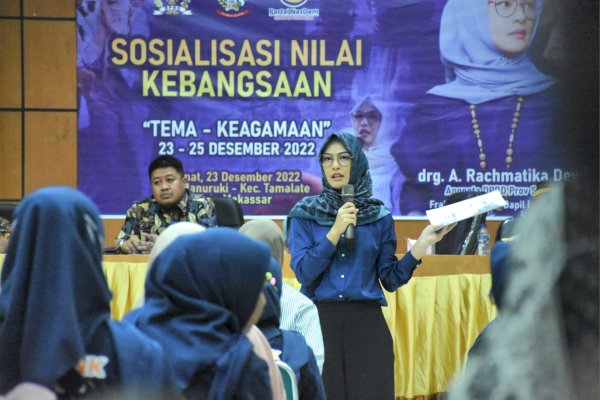 Legislator NasDem Sulsel Andi Rachmatika Dewi Ajak Masyarakat Jaga Toleransi Antar Umat Beragama