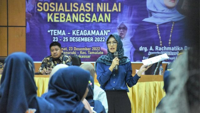 Legislator NasDem Sulsel Andi Rachmatika Dewi