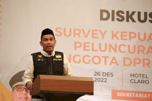 Rudianto Lallo Harap Lewat Buku “Profil Anggota DPRD Makassar” Masyarakat Lebih Dekat Wakilnya