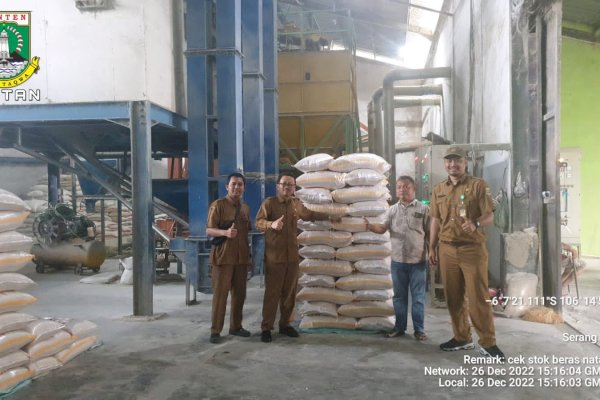 3.715 ton Beras Petani, Provinsi Banten Siap Pasok Kebutuhan DKI Jakarta dan Sekitarnya Selama Nataru