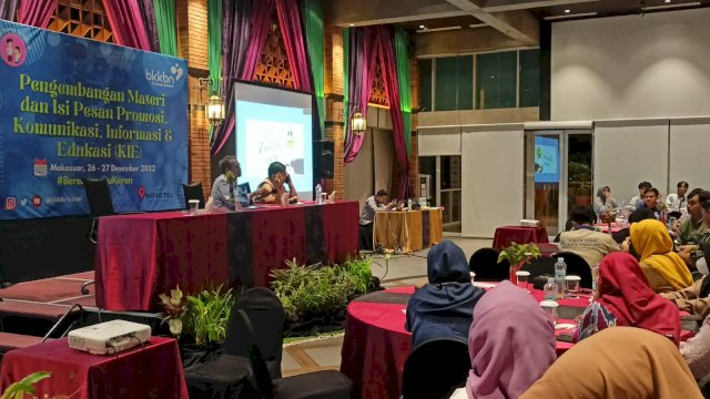 BKKBN Sulsel Buat Kegiatan Pengembangan Materi dan Isi Pesan Promosi KIE, Ini Tujuannya