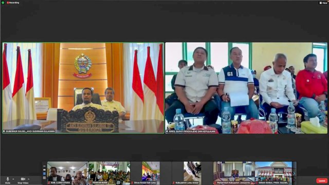 Gubernur Andalan Salurkan BLT di Pangkep Senilai Rp382,5 Juta