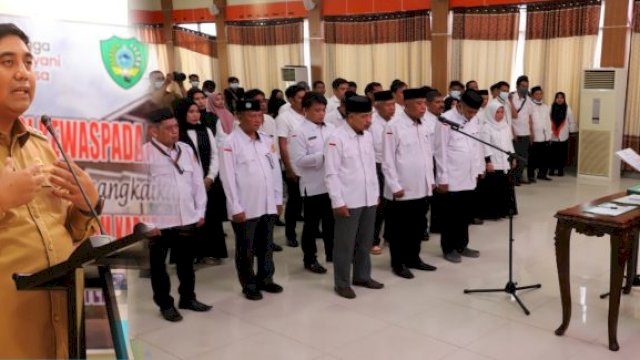 Bupati Chaidir Syam Kukuhkan Pengurus FKDM Tingkat Kabupaten dan Kecamatan se-Kabupaten Maros