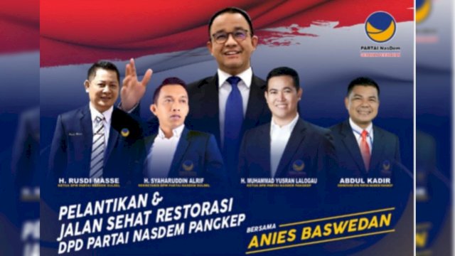 Jalan Sehat Restorasi Bersama Anies Rasyid Baswedan.