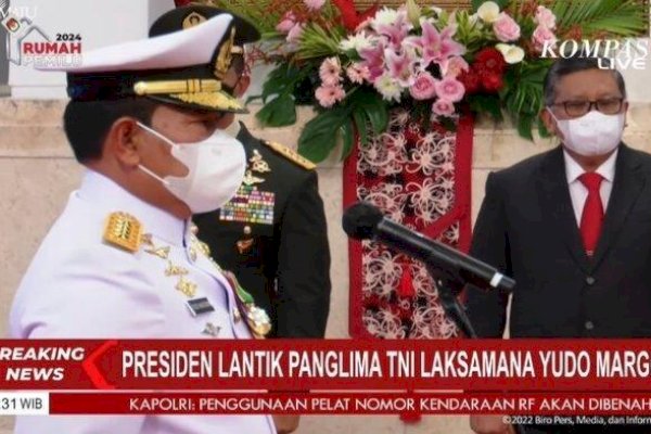 Usai Dilantik Jokowi, Laksamana Yudo Sah Jadi Panglima TNI, Ini Profilnya