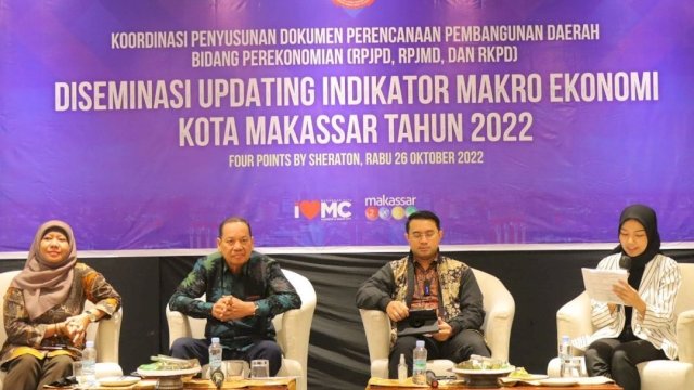 Bappeda Makassar Gelar Desiminasi Updating Indikator Ekonomi Makassar 2022