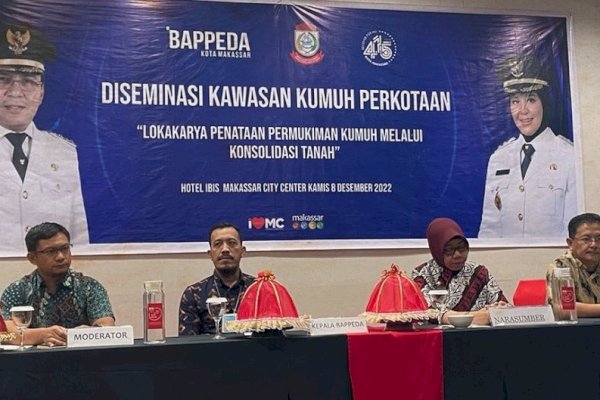 Fasilitasi Stakeholder, Bappeda Makassar Buat Desiminasi Kawasan Kumuh Perkotaan