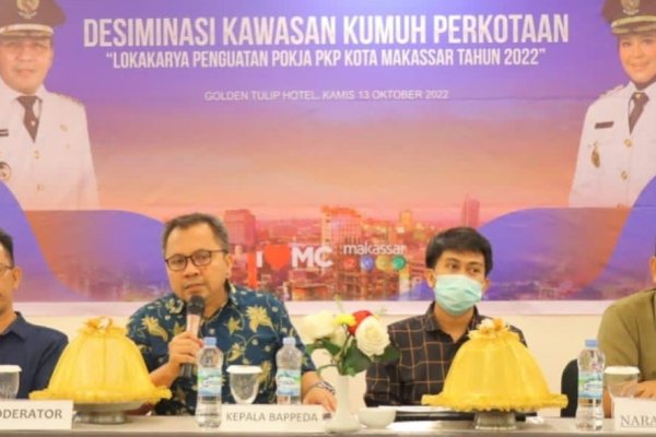 Bidang IPW Bappeda Makassar Buat Desiminasi Kawasan Kumuh Perkotaan