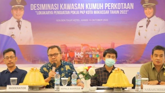 Bidang IPW Bappeda Makassar Buat Desiminasi Kawasan Kumuh Perkotaan