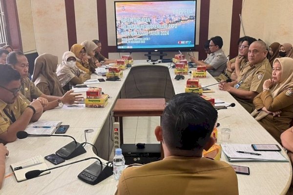 Dipimpin Helmy Budiman, Bappeda Makassar Rapat Persiapan Musrenbang RKPD