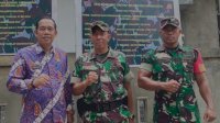 Camat Sangkarrang Bersama Danramil Ujung Tanah Tinjau Pembangunan Kantor Koramil