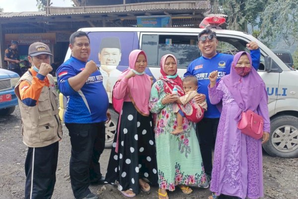 Aksi Heroik Baret Rescue NasDem Lumajang Selamatkan Balita Pasca Erupsi Semeru