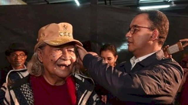 Anies Kenang Cerita ‘Kakekmu Sahabat Ane’ di Setiap Jumpa Ridwan Saidi