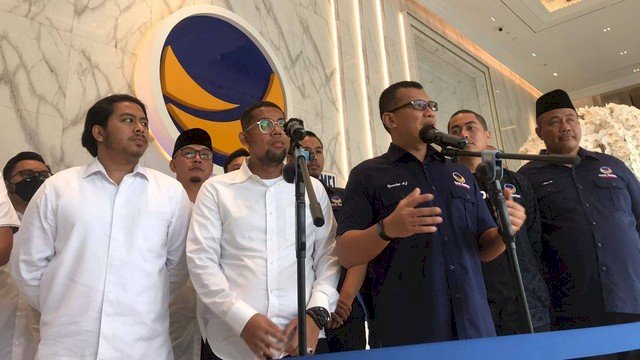 Anak Haji Lulung Sambangi NasDem Tower, Mantap Dukung Anies Capres 2024