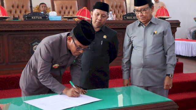 DPRD Takalar Setujui Sejumlah Ranperda, Pj Bupati Setiawan: Alhamdulilah, Kita Sudah Bergerak Maju