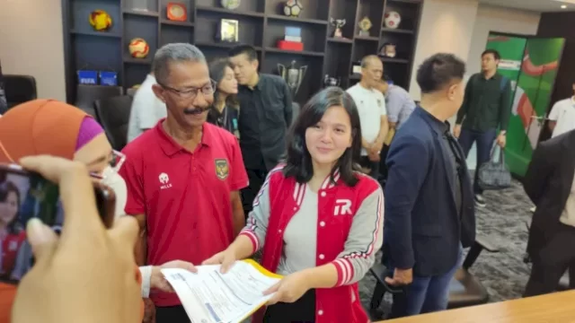 Ratu Tisha Resmi Calonkan Diri Jadi Wakil Ketum PSSI