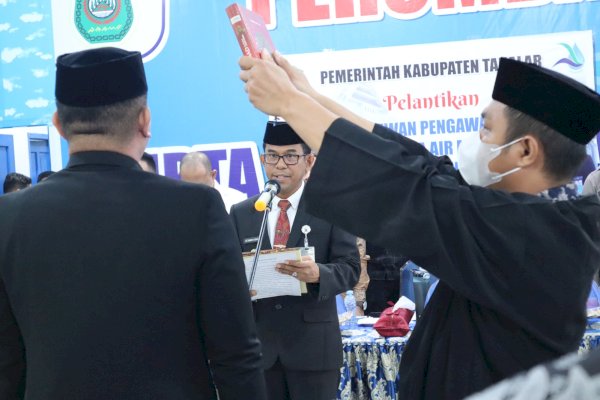 Sekda Takalar Dilantik jadi Dewan Pengawas Perumda Air Minum Tirta Panrannuangku