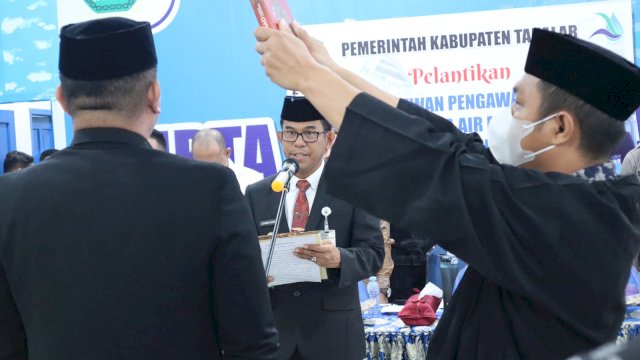 Sekda Takalar Dilantik jadi Dewan Pengawas Perumda Air Minum Tirta Panrannuangku