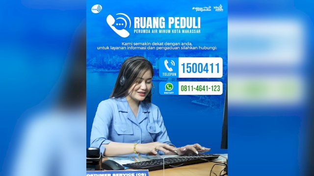 Permudah Pelanggan, PDAM Makassar Buka Ruang Peduli