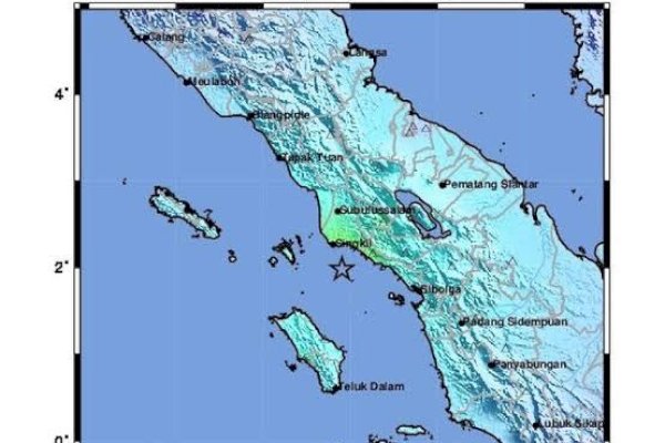 Gempa M 6,2 Guncang Aceh Singkil, Tidak Berpotensi Tsunami