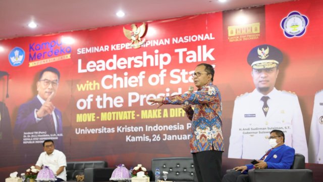 Jadi Pembicara Bersama KSP Moeldoko, Danny Pomanto: Pemimpin Harus Berani dan Mendengar