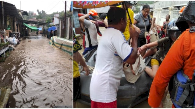 Banjir dan Longsor Terjang Kota Manado, 1 Orang Meninggal