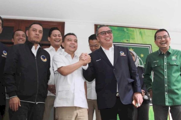 Kunjungi Sekber Gerindra-PKB, NasDem: Kami Tetap Bersama Demokrat dan PKS