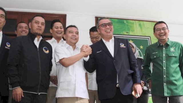 Kunjungi Sekber Gerindra-PKB, NasDem: Kami Tetap Bersama Demokrat dan PKS