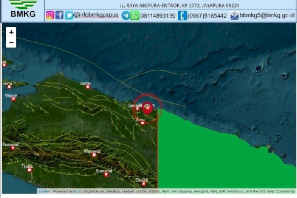 Sejumlah Hotel dan Rumah Sakit Rusak Akibat Gempa 5,5 Jayapura