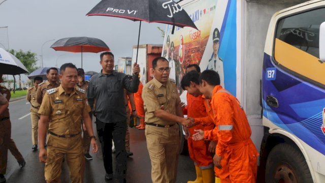 Bersama Camat se-Kota Makassar, Alamsyah Dampingi Wali Kota Makassar dalam Kegiatan Inspeksi Kondisi Mobil Tangkasaki