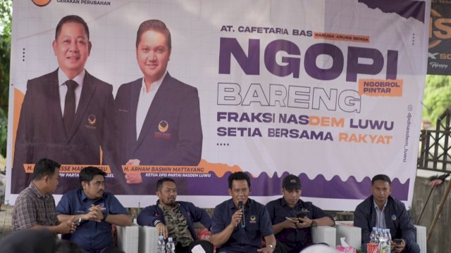 Ngopi Bareng Masyarakat, Fraksi NasDem Luwu: Kami Siap Kawal Kemajuan Pembangunan