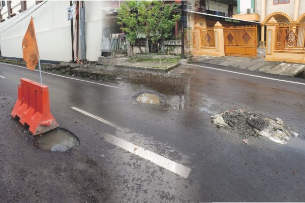 Legislator PKS Asnawi Syam Soroti Kualitas Pengerjaan Jalan Andi Tonro Gowa, Belum Sebulan Sudah Rusak Berlubang