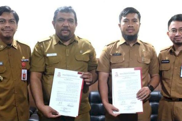 Bapenda Makassar Serah Terima Jabatan Pejabat Eselon III