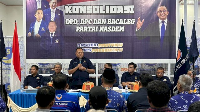 Konsolidasi DPD, DPC, dan Bacaleg Partai NasDem Selayar