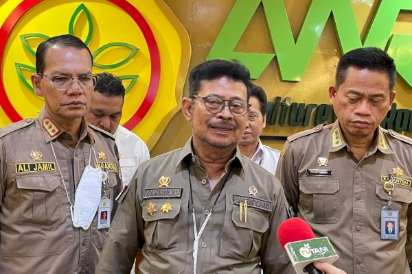 Mentan SYL Pastikan Ketersediaan Beras Januari, Februari dan Maret Aman