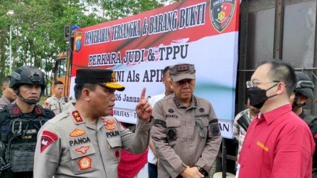 Kapolda Sumut Bentak Apin BK Bos Judi Online soal Konsorsium 303