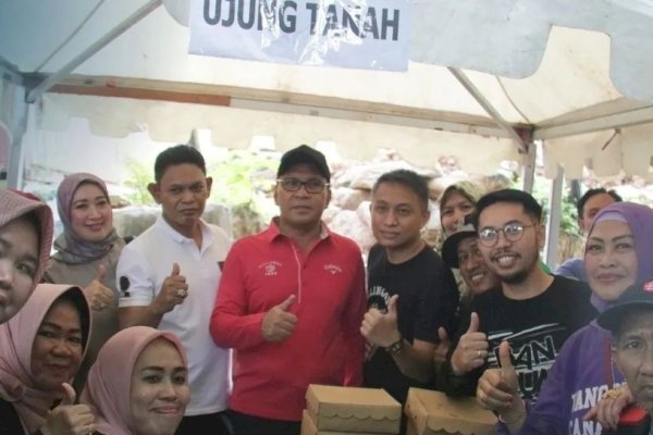 Camat Ujung Tanah Ibrahim Bersama Jajarannya Hadir Langsung di Family Gathering Pemkot Makassar