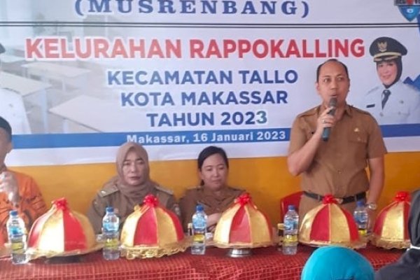 Perwakilan Bappeda Makassar Zainal Jadi Narasumber Musrenbang di Rappokalling